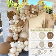 Load image into Gallery viewer, Apricot Coffee Brown Balloon Garland Arch Kit Wedding Birthday Party Decoration Kids Latex Balloon Globos Baby Shower Decor