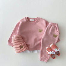Load image into Gallery viewer, Fashion Toddler Baby Boys Girl Fall Clothes Sets Baby Girl Clothing Set Kids Sports Bear Sweatshirt Pants 2Pcs Suits Outfits