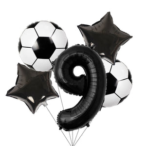 Football Theme Disposable Tableware Set  Sport Boy Birthday Party Baby Shower Cake Decor Supplies Soccer Pattern Cup Plate Straw