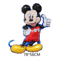 Load image into Gallery viewer, 1set Disney Pink Minnie Mouse Foil Balloon Girl&#39;s Birthday Party Decoration 1 2 3 4 5 6 7st baby shower supplies Kids Toy Globos