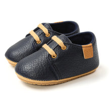 Load image into Gallery viewer, New Baby Shoes Retro Leather Boy Girl Shoes Multicolor Toddler Rubber Sole Anti-slip First Walkers Infant Newborn Moccasins