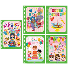 Load image into Gallery viewer, Magic Water Drawing Book Children Painting Drawing Toys Reusable Coloring Books Sensory Early Education Toys for Baby Kids