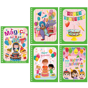 Magic Water Drawing Book Children Painting Drawing Toys Reusable Coloring Books Sensory Early Education Toys for Baby Kids