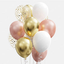 Load image into Gallery viewer, 12pcs 12inch Black Gold Latex Balloons Graduation Helium Globos Adult Kids Birthday Party Decorations Baby Shower Home Supplies