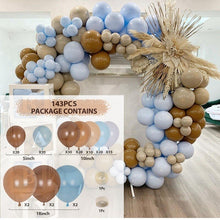 Load image into Gallery viewer, Apricot Coffee Brown Balloon Garland Arch Kit Wedding Birthday Party Decoration Kids Latex Balloon Globos Baby Shower Decor