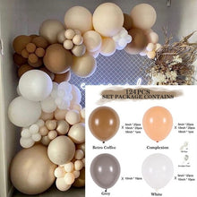 Load image into Gallery viewer, Apricot Coffee Brown Balloon Garland Arch Kit Wedding Birthday Party Decoration Kids Latex Balloon Globos Baby Shower Decor