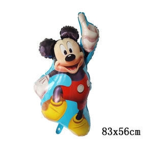 Giant Disney Foil Balloon Mickey Mouse Balloons Minnie Birthday Party Decoration Kids Toy Baby Shower Ball Children Cartoon Gift