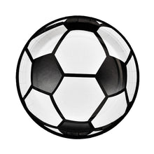 Load image into Gallery viewer, Football Theme Disposable Tableware Set  Sport Boy Birthday Party Baby Shower Cake Decor Supplies Soccer Pattern Cup Plate Straw