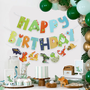 Dinosaur Disposable Tableware Dinosaur Birthday Party Decorations Kids Boy Baby Shower Balloons Jungle Safari Birthday Supplies