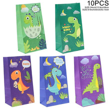Load image into Gallery viewer, Dinosaur Disposable Tableware Dinosaur Birthday Party Decorations Kids Boy Baby Shower Balloons Jungle Safari Birthday Supplies