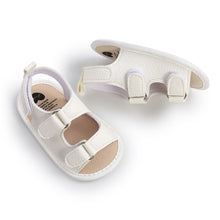 Load image into Gallery viewer, New Baby Sandals Baby Shoes Baby Boy Girl Sandals PU Soft Bottom Sole Anti-Slip Infant First Walker Crib Shoes Newborn Moccasins