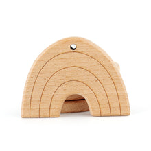 Load image into Gallery viewer, 1pcs Wooden Baby Teether Animal BPA Free DIY Pacifier Chain Necklace Accessories Tooth Pendant Nursing Teether Toys Gift