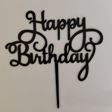Load image into Gallery viewer, 10Pcs/Pack Acrylic Cake Toppers Happy Birthday Cake Toppers For Womens Mens Kids Birthday Party Decor Baby Shower Supplies Tools