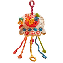 Load image into Gallery viewer, Baby Toys 0 12 Months Soft Cloth Rattle Ball Stuffed Baby Play Ball with Bell Cartoon Animals Interactive Toys Educational Toys