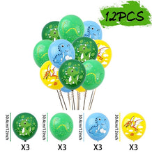 Load image into Gallery viewer, Dinosaur Disposable Tableware Dinosaur Birthday Party Decorations Kids Boy Baby Shower Balloons Jungle Safari Birthday Supplies