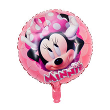 Load image into Gallery viewer, 1set Disney Pink Minnie Mouse Foil Balloon Girl&#39;s Birthday Party Decoration 1 2 3 4 5 6 7st baby shower supplies Kids Toy Globos