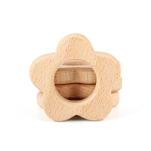 Load image into Gallery viewer, 1pcs Wooden Baby Teether Animal BPA Free DIY Pacifier Chain Necklace Accessories Tooth Pendant Nursing Teether Toys Gift