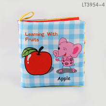 Load image into Gallery viewer, Sensory Cloth Book High Contrast Baby Toys 0 12 Months Newborn Crib Toys Black and White Animal Cloth Books Montessori Baby Book