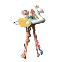 Load image into Gallery viewer, Baby Toys 0 12 Months Soft Cloth Rattle Ball Stuffed Baby Play Ball with Bell Cartoon Animals Interactive Toys Educational Toys