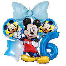 Load image into Gallery viewer, 1set Disney Pink Minnie Mouse Foil Balloon Girl&#39;s Birthday Party Decoration 1 2 3 4 5 6 7st baby shower supplies Kids Toy Globos