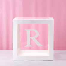 Load image into Gallery viewer, Transparent Alphabet Balloon Box Wedding Baby Shower Boy Girl Decoration Birthday Party Kids Baby Shower 1st Birthday Decor