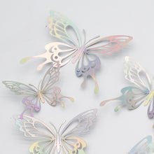 Load image into Gallery viewer, Purple Pink Butterfly Cake Decoration Happy Birthday Cake Topper Handmade Painted For Wedding Birthday Party Baby Shower