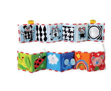 Load image into Gallery viewer, Sensory Cloth Book High Contrast Baby Toys 0 12 Months Newborn Crib Toys Black and White Animal Cloth Books Montessori Baby Book