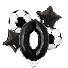 Load image into Gallery viewer, Football Theme Disposable Tableware Set  Sport Boy Birthday Party Baby Shower Cake Decor Supplies Soccer Pattern Cup Plate Straw