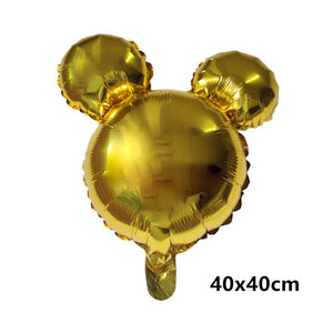 Giant Disney Foil Balloon Mickey Mouse Balloons Minnie Birthday Party Decoration Kids Toy Baby Shower Ball Children Cartoon Gift