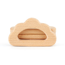 Load image into Gallery viewer, 1pcs Wooden Baby Teether Animal BPA Free DIY Pacifier Chain Necklace Accessories Tooth Pendant Nursing Teether Toys Gift