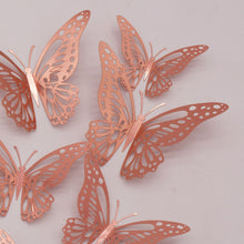 Load image into Gallery viewer, Purple Pink Butterfly Cake Decoration Happy Birthday Cake Topper Handmade Painted For Wedding Birthday Party Baby Shower