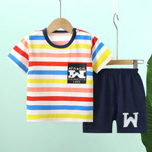 Load image into Gallery viewer, Disney Summer Cotton Baby Sets short sleeve Boy T-shirt + Shorts Sets Toddler Clothing Baby Boy Clothes