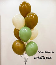Load image into Gallery viewer, Hedgehog Fox Deer Foil Balloons Safari Birthday Green Jungle Party Decoration Latex Balloon Baby Shower Kids Party Decor Ball