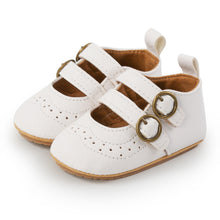 Load image into Gallery viewer, New Baby Shoes Retro Leather Boy Girl Shoes Multicolor Toddler Rubber Sole Anti-slip First Walkers Infant Newborn Moccasins