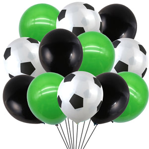 Football Theme Disposable Tableware Set  Sport Boy Birthday Party Baby Shower Cake Decor Supplies Soccer Pattern Cup Plate Straw