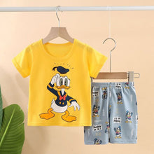 Load image into Gallery viewer, Disney Summer Cotton Baby Sets short sleeve Boy T-shirt + Shorts Sets Toddler Clothing Baby Boy Clothes