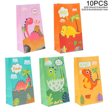 Load image into Gallery viewer, Dinosaur Disposable Tableware Dinosaur Birthday Party Decorations Kids Boy Baby Shower Balloons Jungle Safari Birthday Supplies