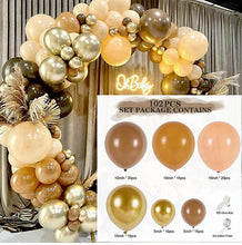 Load image into Gallery viewer, Blue Metallic Balloons Garland Kit Gold Confetti Balloon Arch Birthday Party Decoration Kids Wedding Birthday Baby Shower Boy