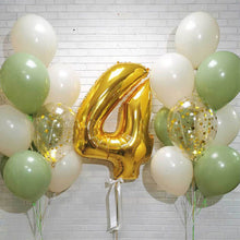 Load image into Gallery viewer, Hedgehog Fox Deer Foil Balloons Safari Birthday Green Jungle Party Decoration Latex Balloon Baby Shower Kids Party Decor Ball