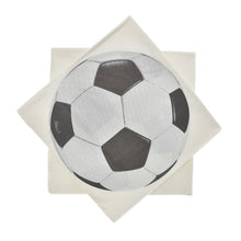 Load image into Gallery viewer, Football Theme Disposable Tableware Set  Sport Boy Birthday Party Baby Shower Cake Decor Supplies Soccer Pattern Cup Plate Straw
