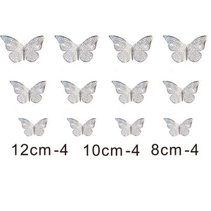 Purple Pink Butterfly Cake Decoration Happy Birthday Cake Topper Handmade Painted For Wedding Birthday Party Baby Shower