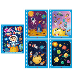 Magic Water Drawing Book Children Painting Drawing Toys Reusable Coloring Books Sensory Early Education Toys for Baby Kids