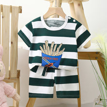 Load image into Gallery viewer, Disney Summer Cotton Baby Sets short sleeve Boy T-shirt + Shorts Sets Toddler Clothing Baby Boy Clothes