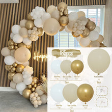 Load image into Gallery viewer, Apricot Coffee Brown Balloon Garland Arch Kit Wedding Birthday Party Decoration Kids Latex Balloon Globos Baby Shower Decor
