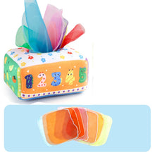 Load image into Gallery viewer, Montessori Toys Magic Tissue Box Baby Educational Learning Activity Sensory Toy for Kids Finger Exercise Busy Board Baby Game