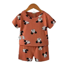 Load image into Gallery viewer, Disney Summer Cotton Baby Sets short sleeve Boy T-shirt + Shorts Sets Toddler Clothing Baby Boy Clothes