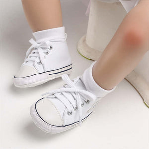 Classic Flash Baby Shoes Infant Boys Girls Sports Shoes Crib Shoes Toddlers Soft Sole Anti-slip First Walkers Baby Sneakers