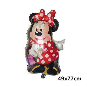 Giant Disney Foil Balloon Mickey Mouse Balloons Minnie Birthday Party Decoration Kids Toy Baby Shower Ball Children Cartoon Gift