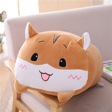 Load image into Gallery viewer, 9 Styles Animal Sweet Dinosaur Pig Cat Bear Plush Toy Soft Cartoon Panda Hamster Elephant Deer Stuffed Doll Baby Pillow Gift