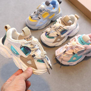 2022 New Girl's Sneakers Children's Boy's Baby Mesh Breathable Kids Shoes Toddler Girl Sneakers Flats Shoes Outdoor Sneaker